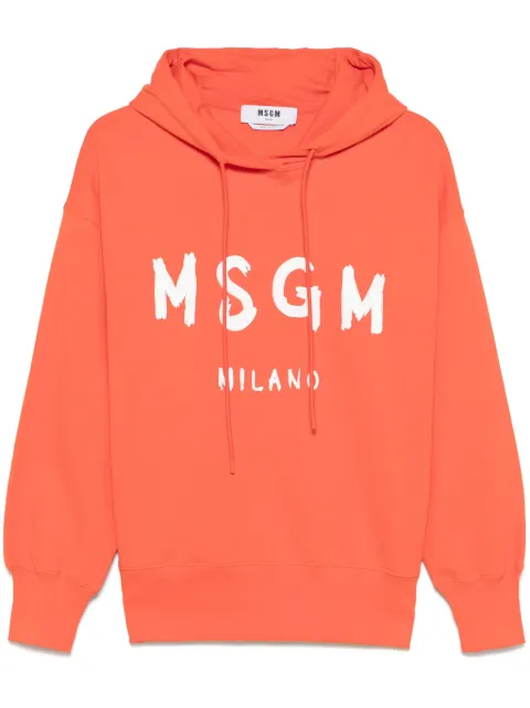 MSGM logo-print hoodie