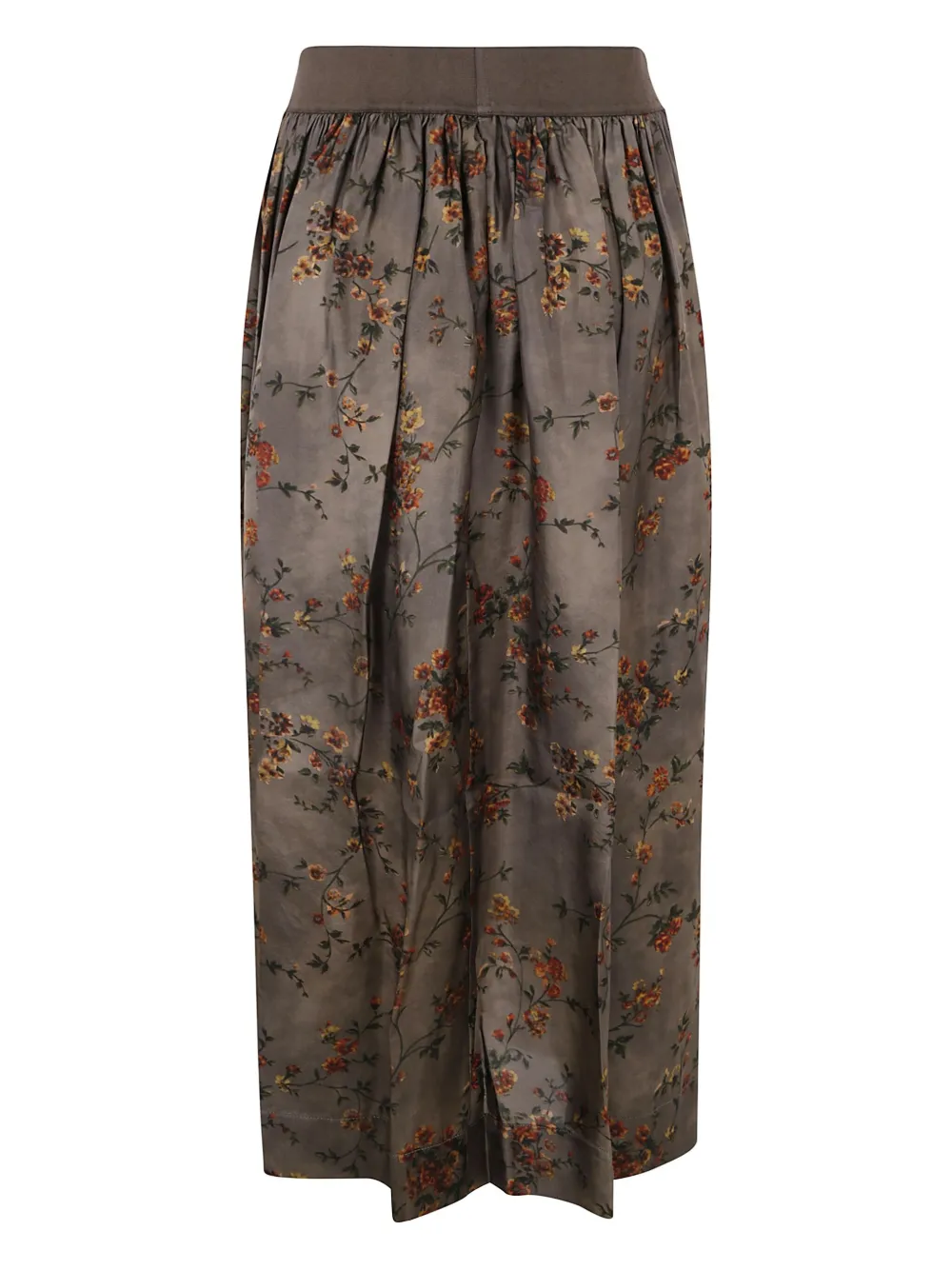 Uma Wang floral-print skirt - Bruin