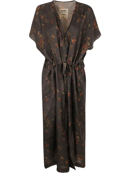 Robe longue à fleurs - Uma Wang - Modalova