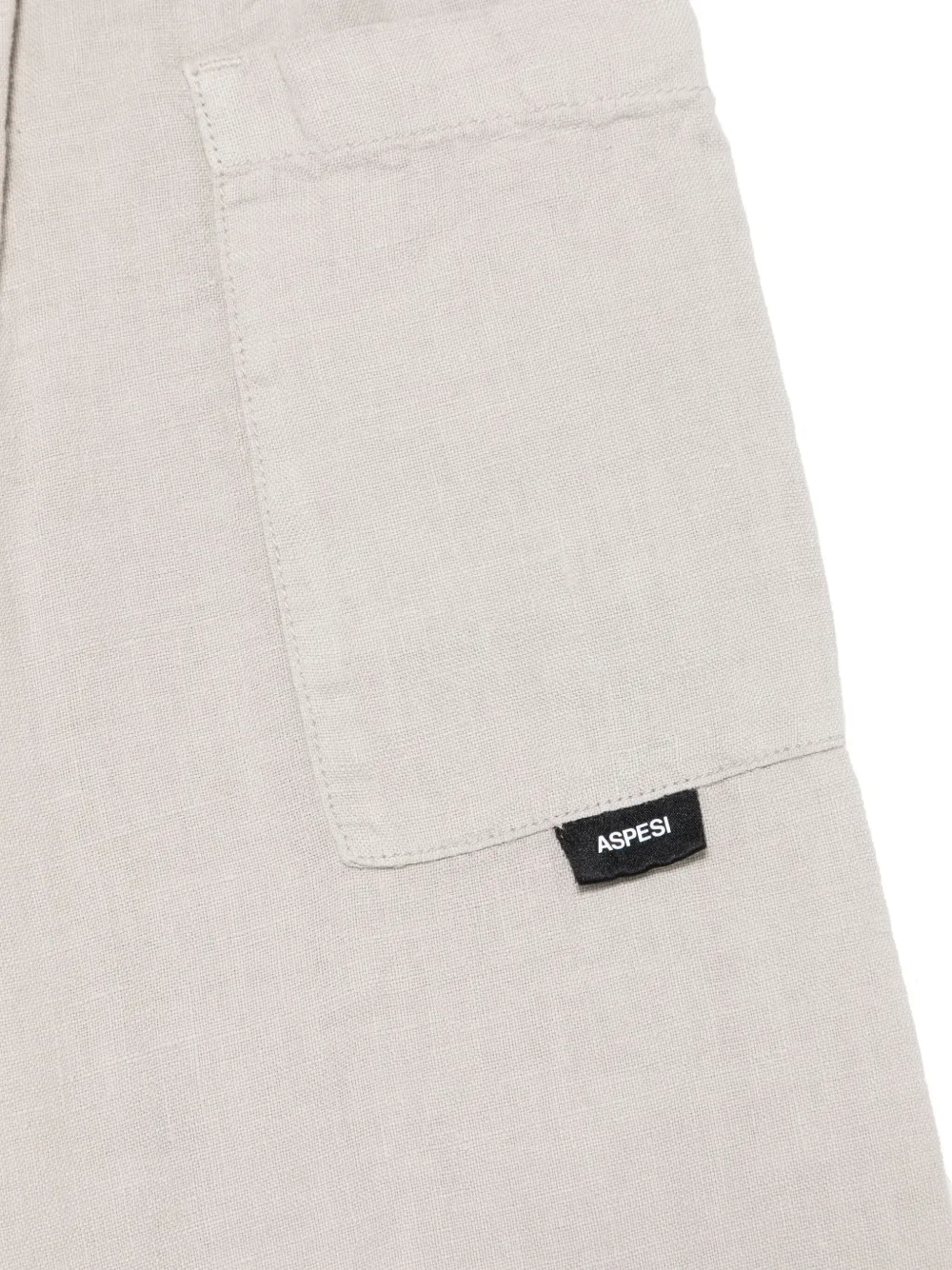 Aspesi Kids Linnen broek Grijs