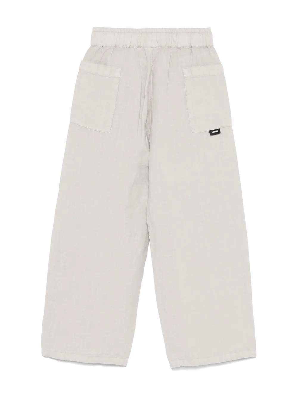 Aspesi Kids linen trousers - Grijs