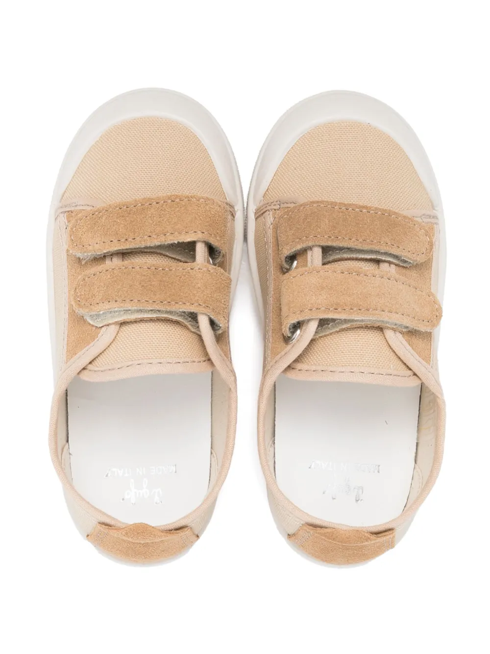 Il Gufo Suede-trimmed Sneakers In Neutrals