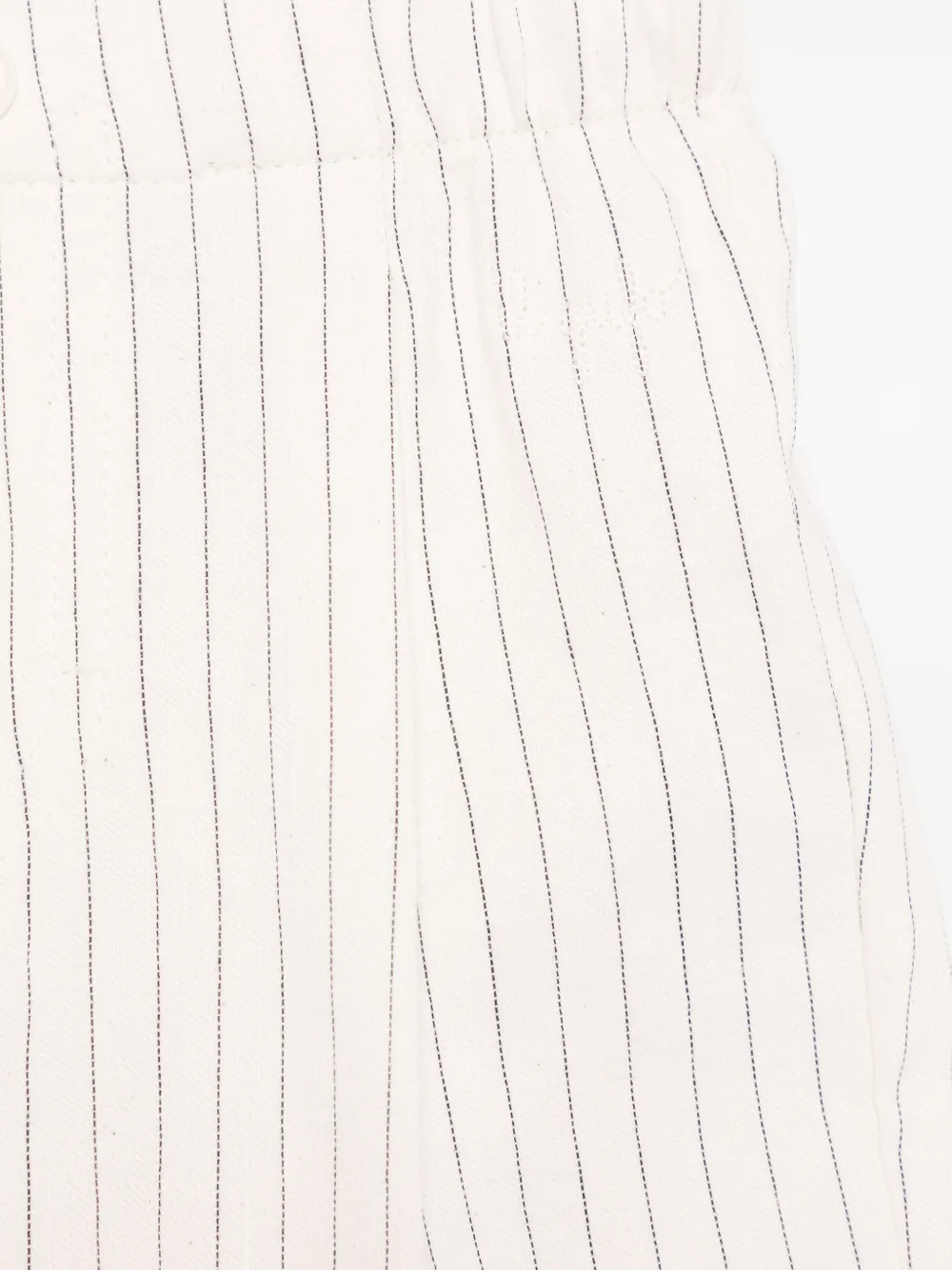 Il Gufo Shorts met krijtstreep Wit