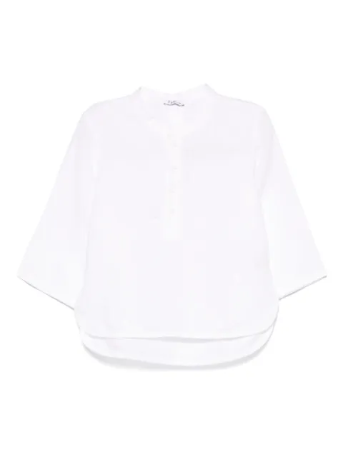 Il Gufo blusa de lino