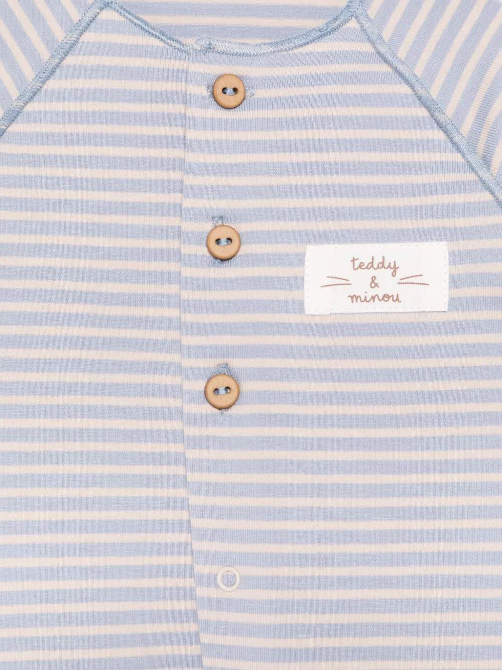 TEDDY & MINOU striped romper - Blauw