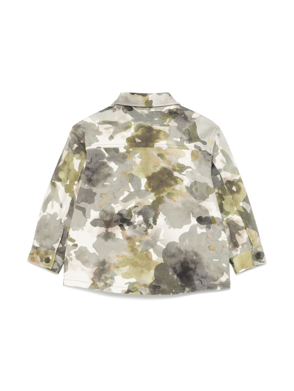 Il Gufo camouflage-print jacket - Groen