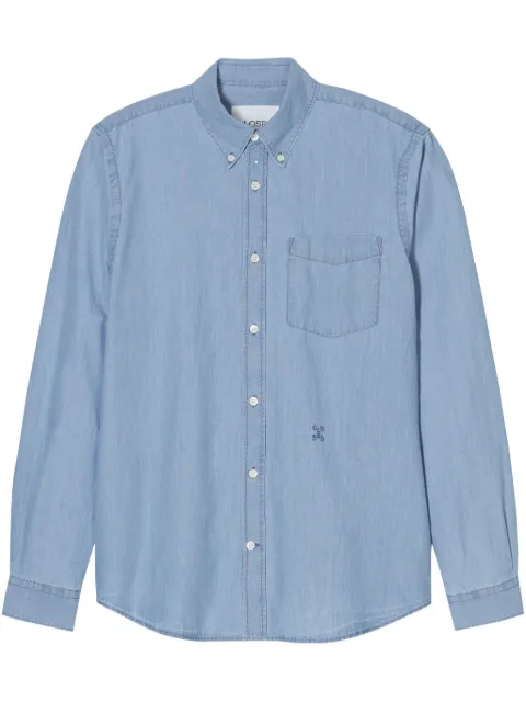 Closed button-down collar shirt