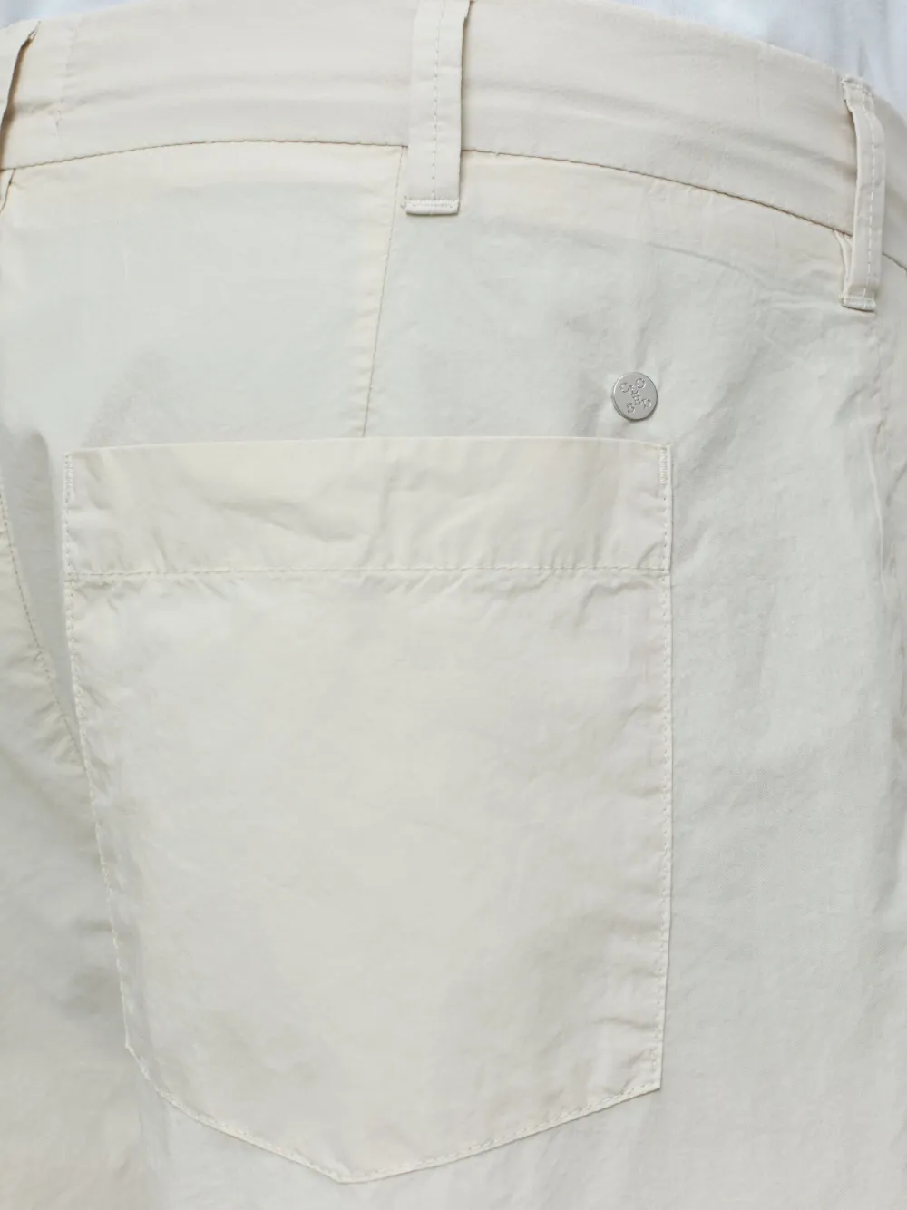 Closed Blomberg broek met wijde pijpen Beige