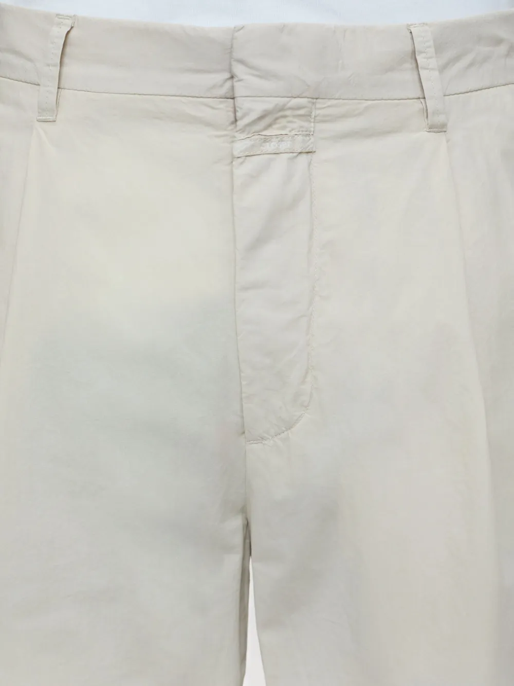 Closed Blomberg broek met wijde pijpen Beige