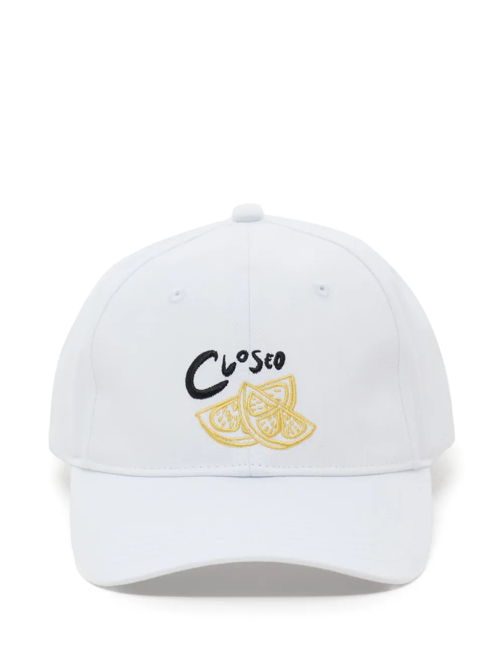 logo-embroidered cap