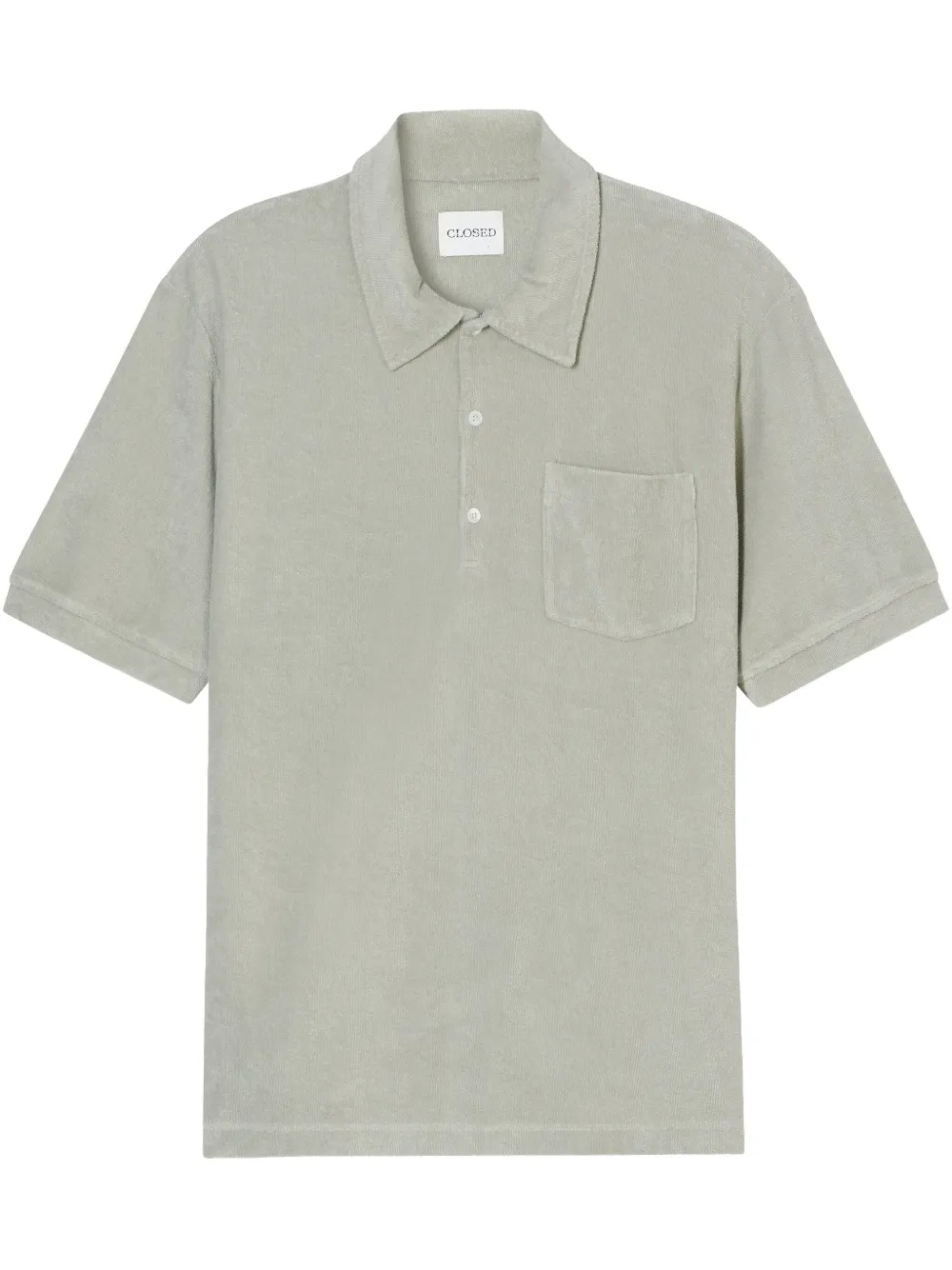 Closed Patch Pocket Polo Shirt In 灰色