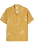 Closed short-sleeved shirt - Yellow