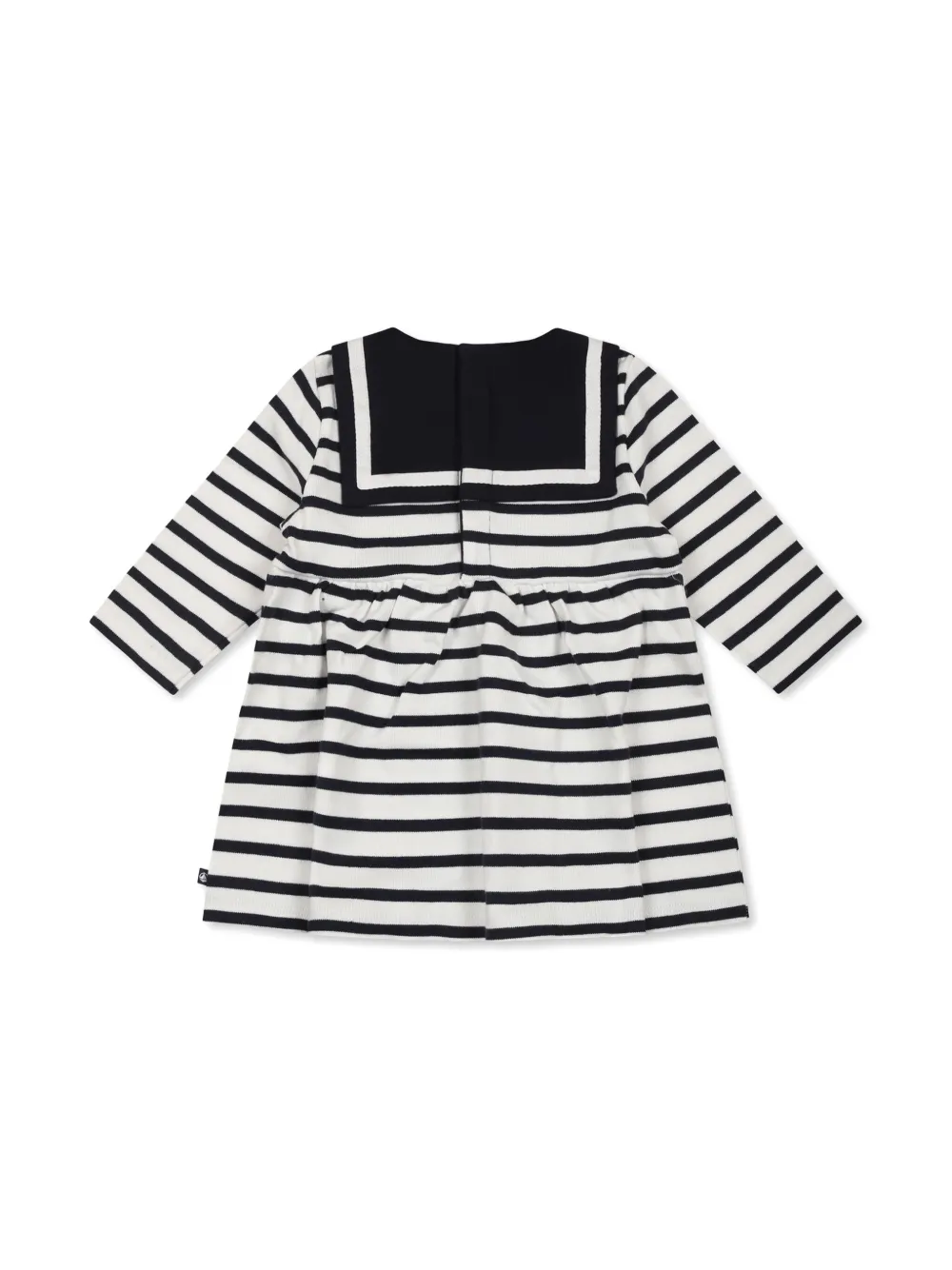 Petit Bateau Gestreepte jurk - Wit