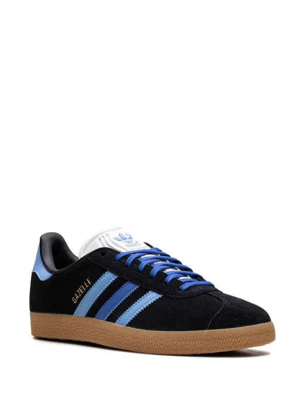 Adidas Gazelle "Black/Light Blue" Sneakers | Black | FARFETCH