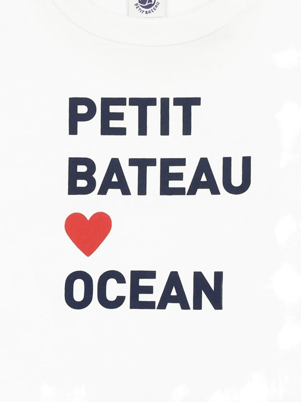 Petit Bateau Katoenen T-shirt Wit
