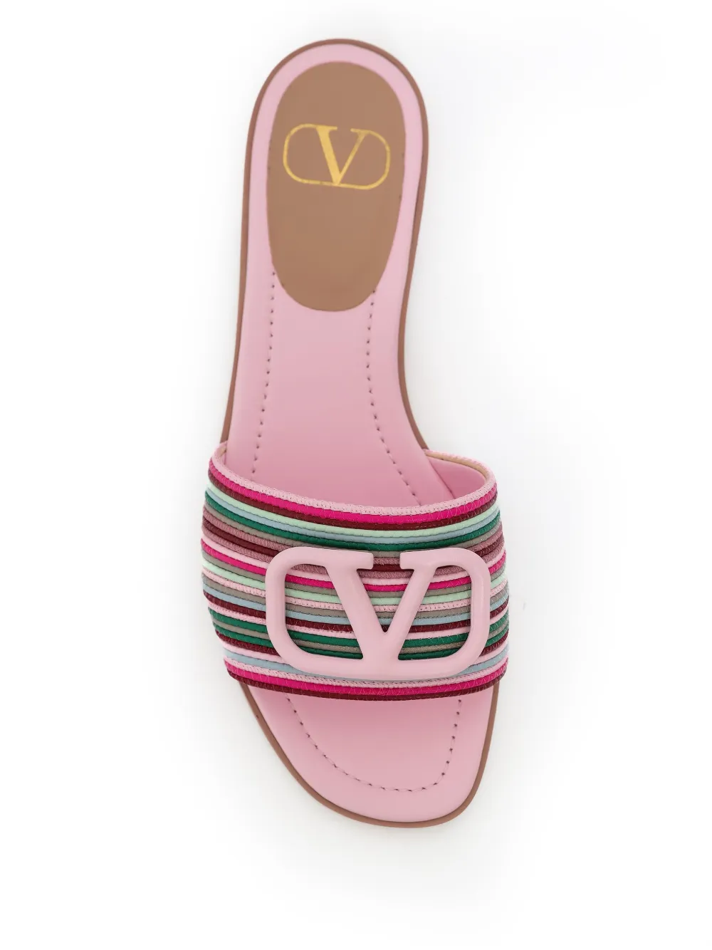 Valentino Garavani VLogo slippers Roze