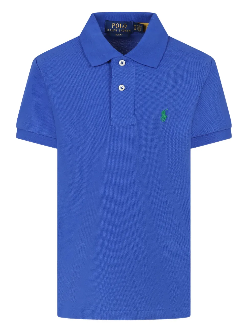 POLO RALPH LAUREN KIDS Poloshirt met print Blauw
