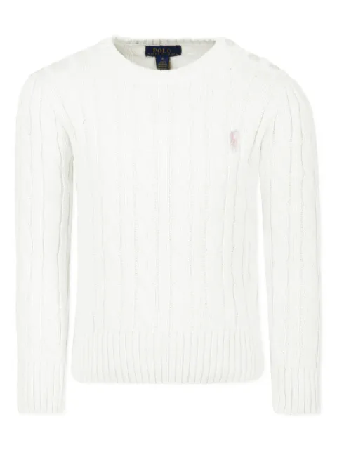 POLO RALPH LAUREN KIDS cable-knit sweater