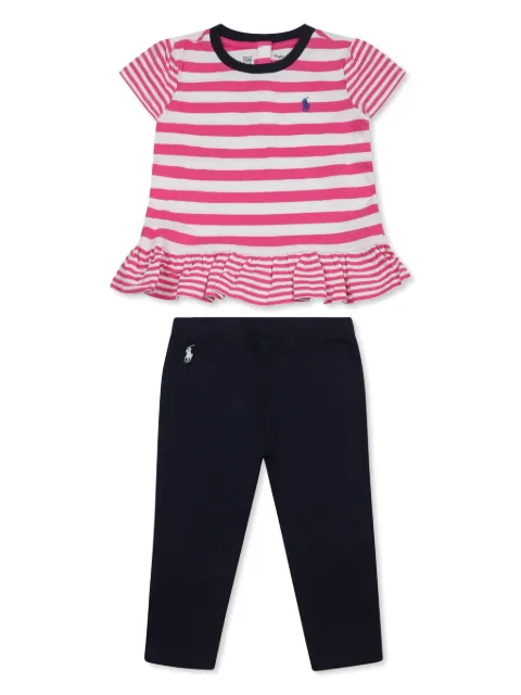 POLO RALPH LAUREN KIDS striped trouser set