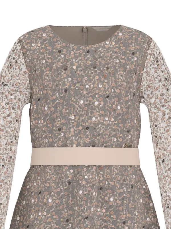 Guess Kids sequin-embellished Dress | Grey | FARFETCH UZ