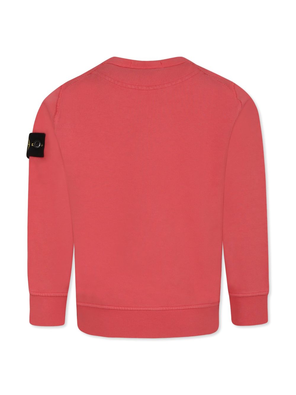 Stone Island Junior Sweater van biologisch katoen - Rood