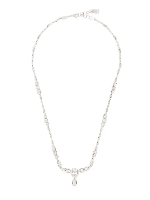 Dolce & Gabbana collar Easy en oro blanco de 18kt con diamante