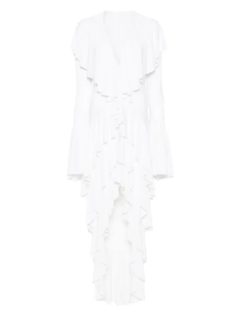 Norma Kamali robe asymétrique à manches longues
