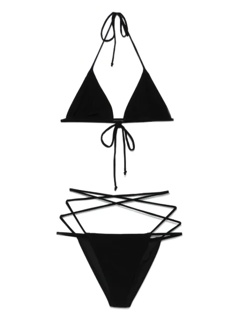 Norma Kamali criss-cross bikini set 