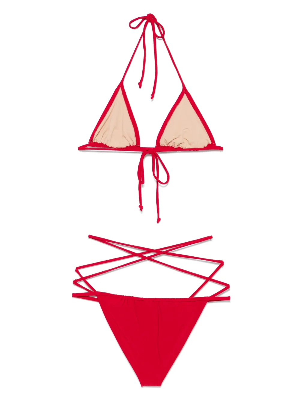 Shop Norma Kamali Criss-cross Bikini