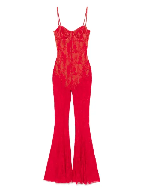 Norma Kamali underwire fishtail jumpsuit