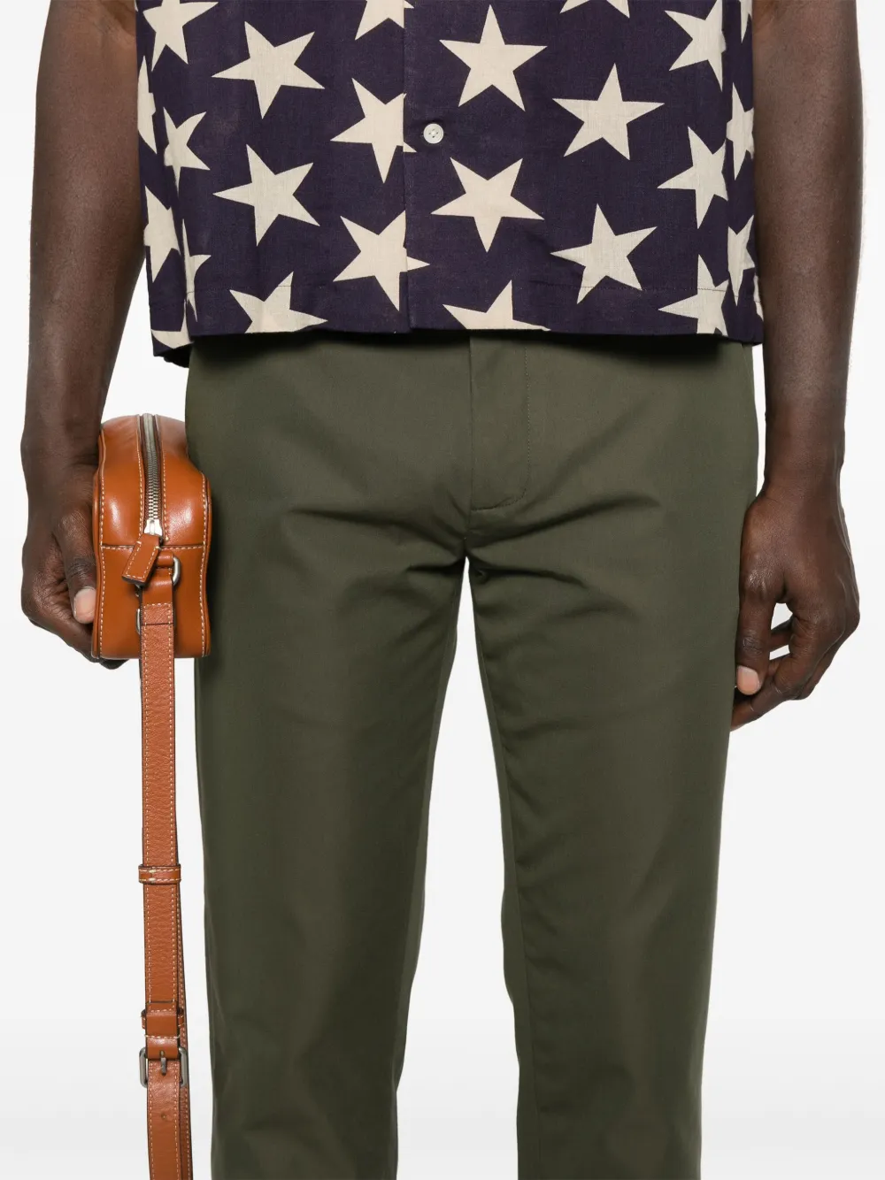 Société Anonyme 60 cropped broek Groen