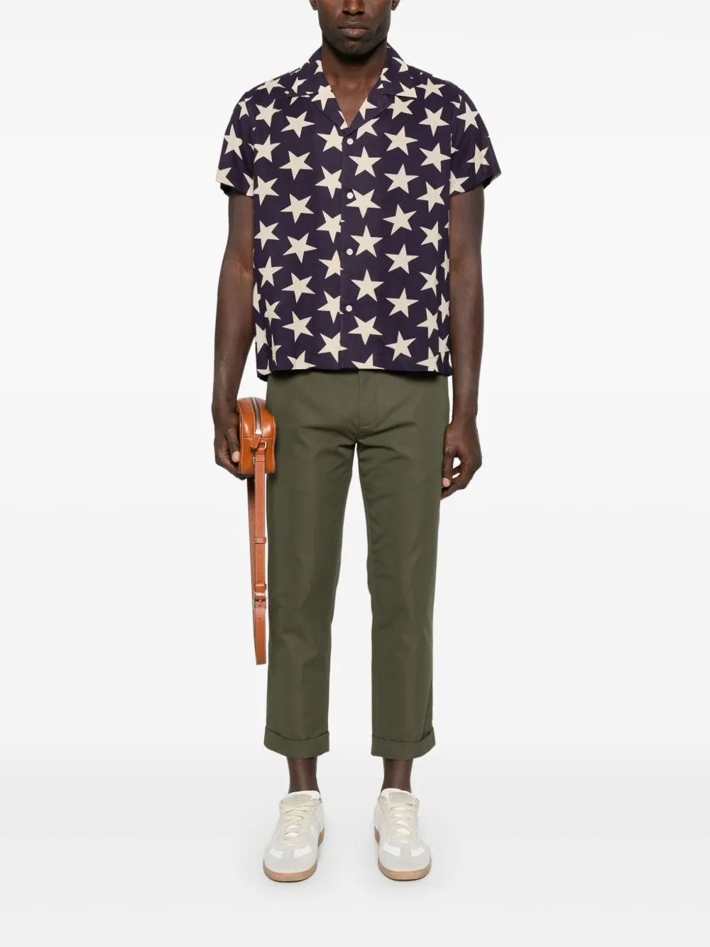 Société Anonyme 60 cropped broek - Groen