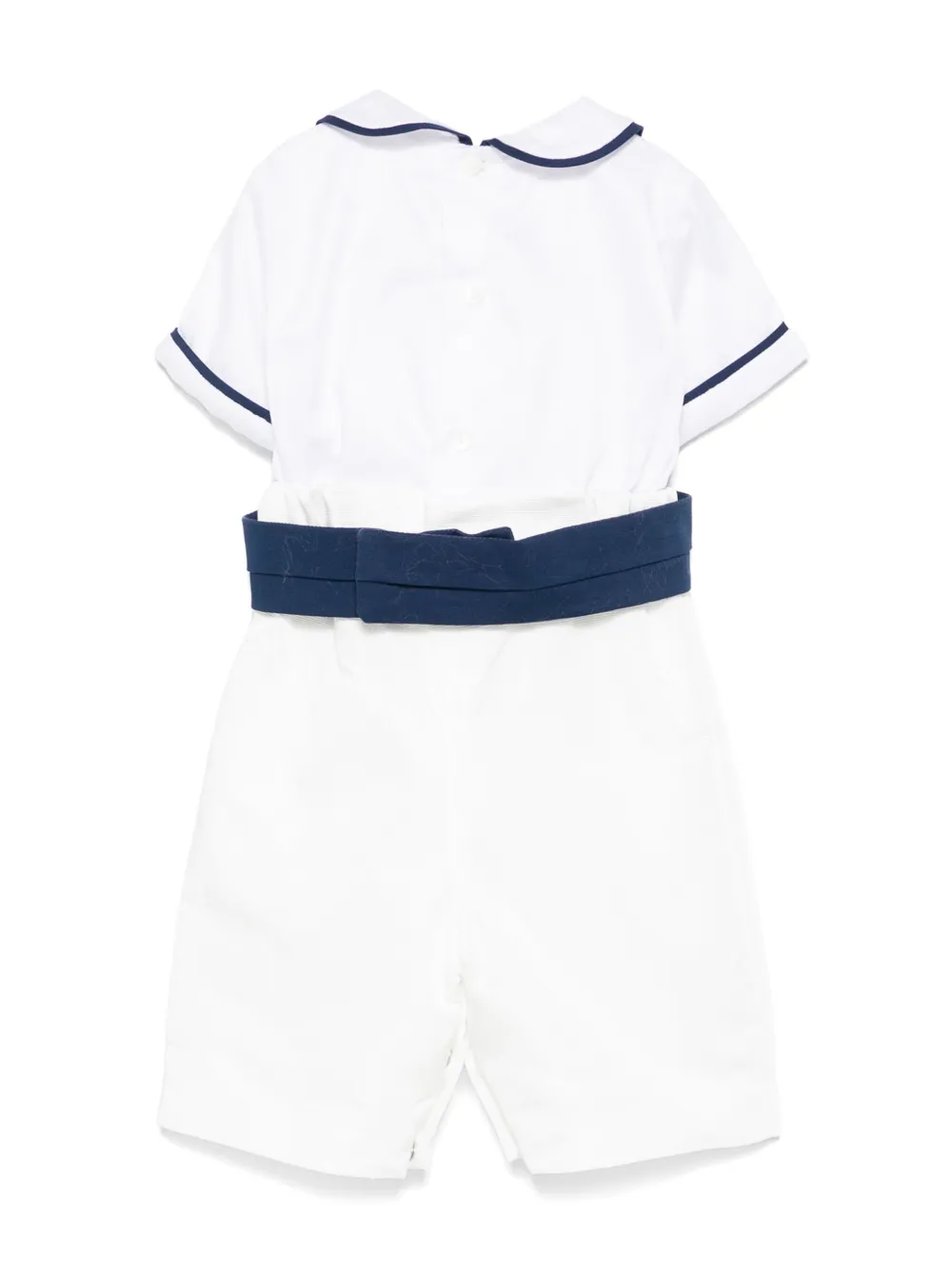 La Stupenderia Romper met textuur WHITE