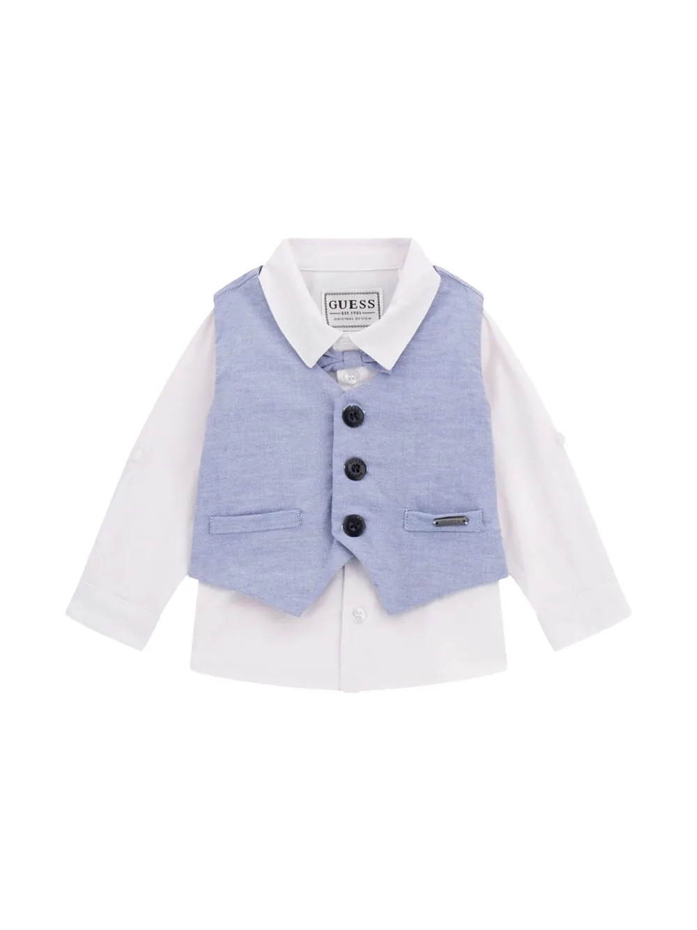 guess kids Pak met shorts Blauw