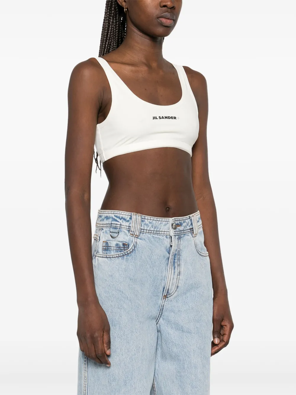 Jil Sander Fast Dry jersey sport-bh Beige