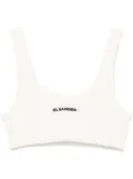 Jil Sander fast dry jersey sports bra - Neutrals
