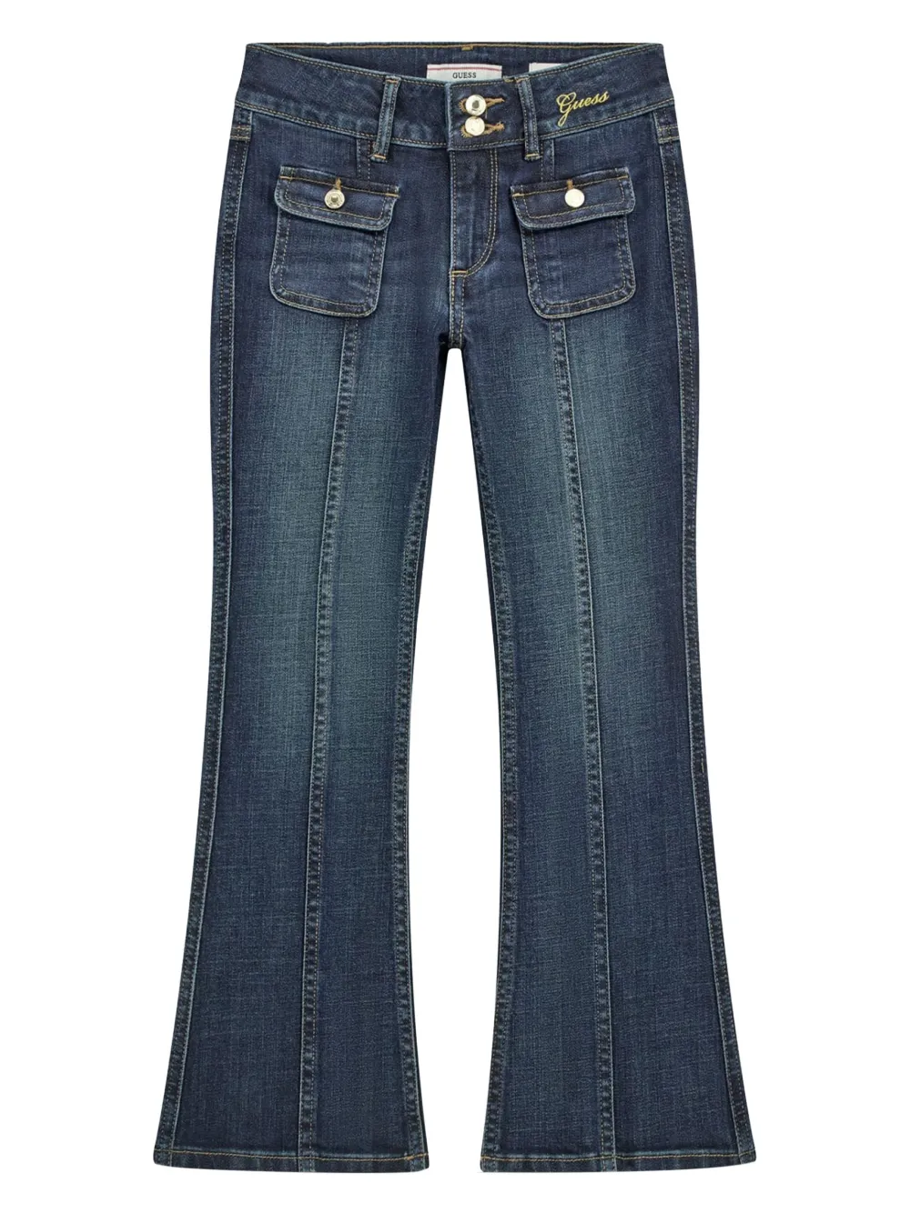 Guess kids Flared jeans Blauw