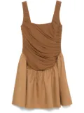 Abadia Kaya mini dress - Brown