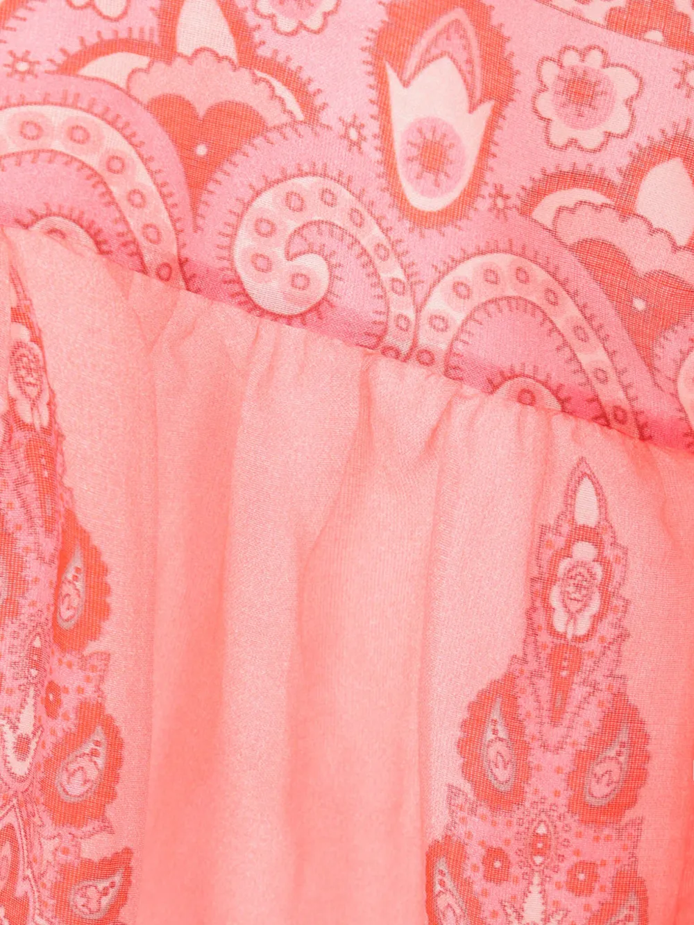 ETRO Mini-jurk met paisley-print Rood