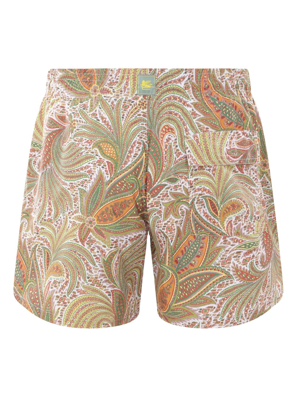 ETRO Zwembroek met paisley-print - Groen