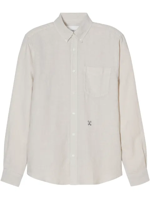Closed camisa con botones y logo bordado