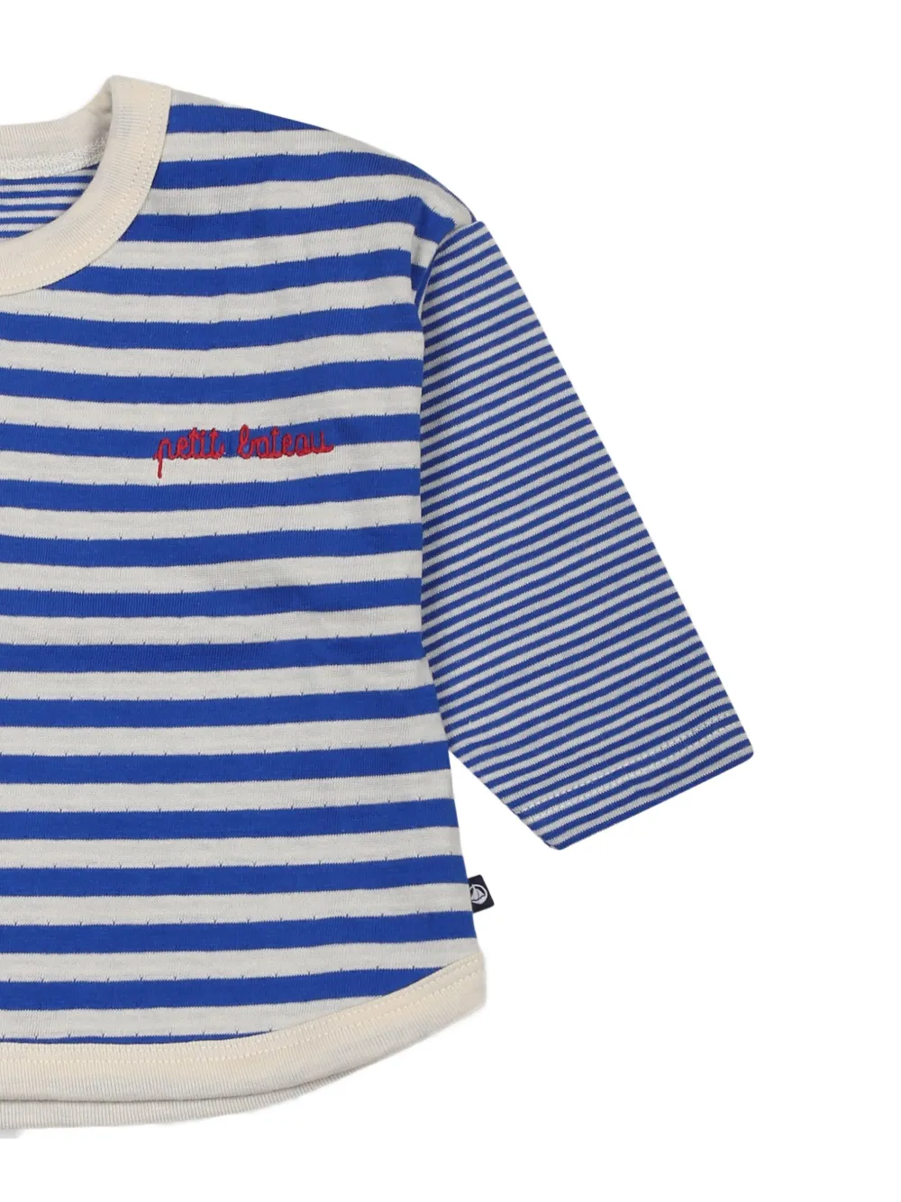 Petit Bateau Gestreept katoenen T-shirt Blauw