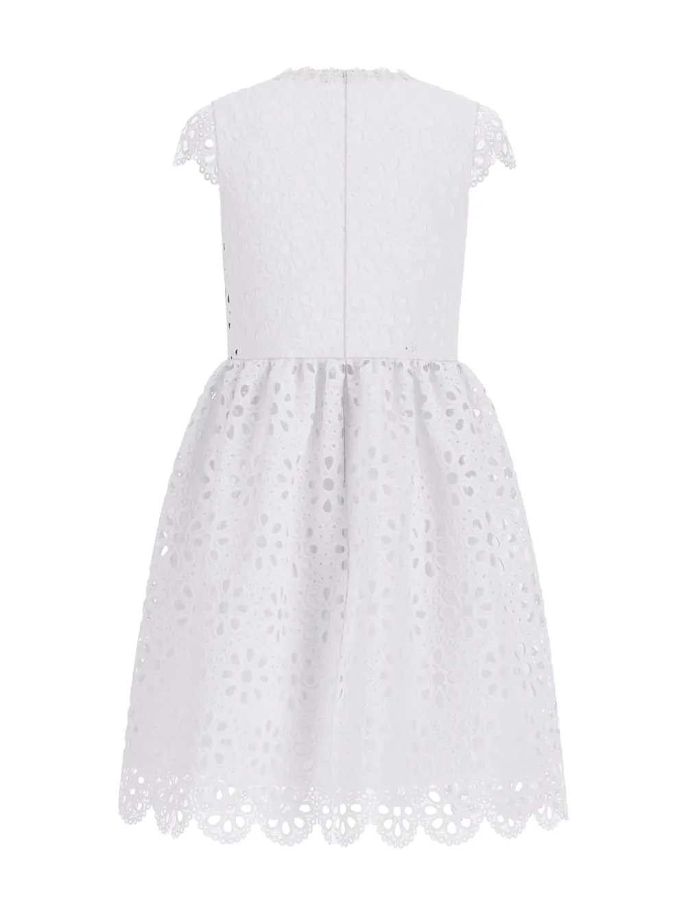 Guess kids lace-panel dress - Wit