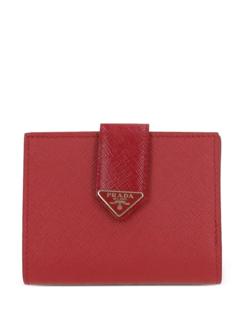 Prada logo wallet 