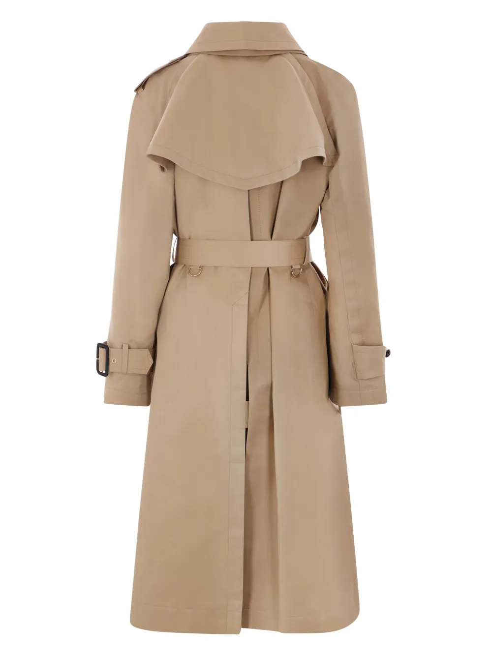 sacai Twill trenchcoat met dubbele rij knopen - Beige