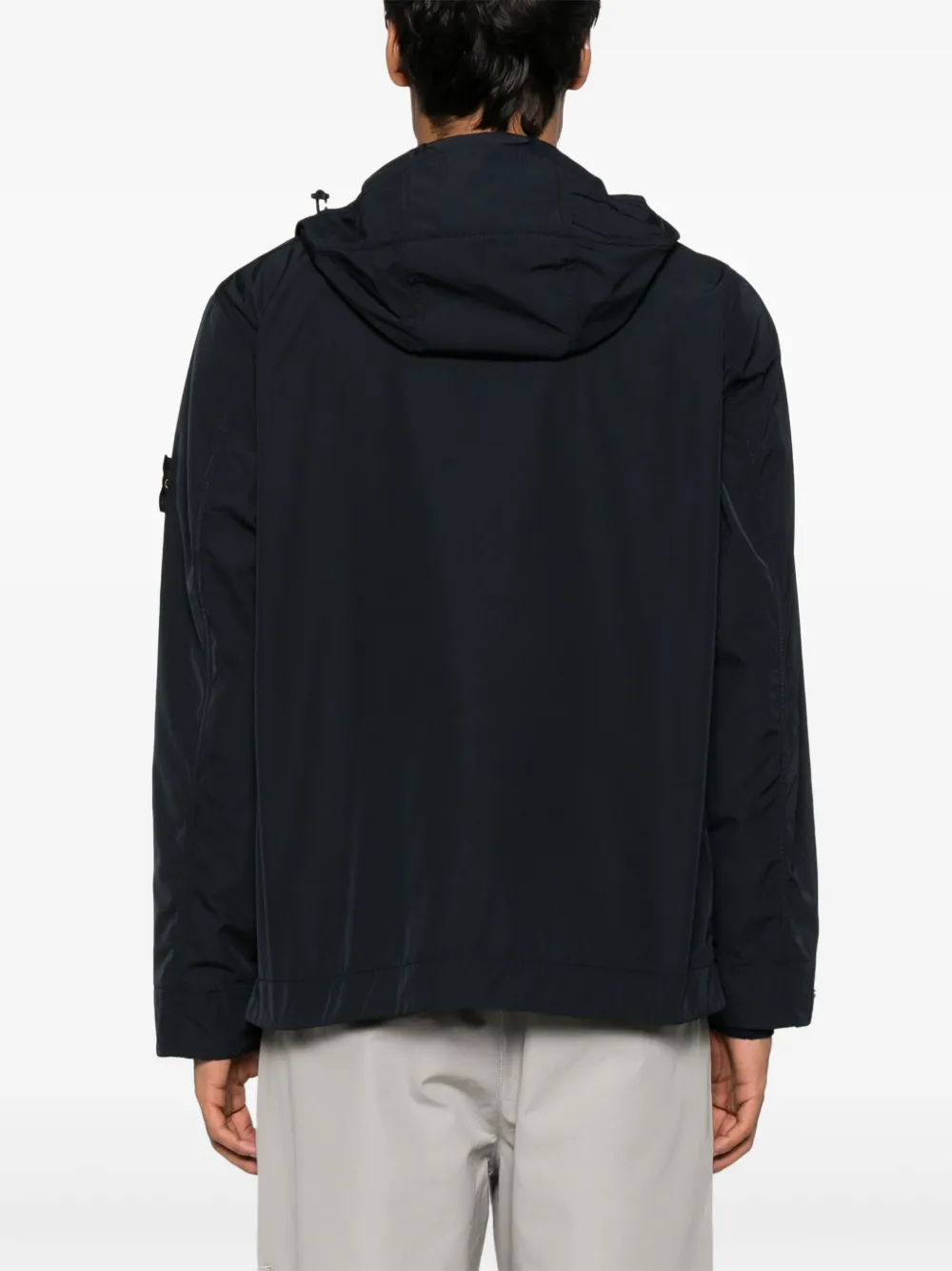 Stone Island Jack met Compass-logopatch Blauw