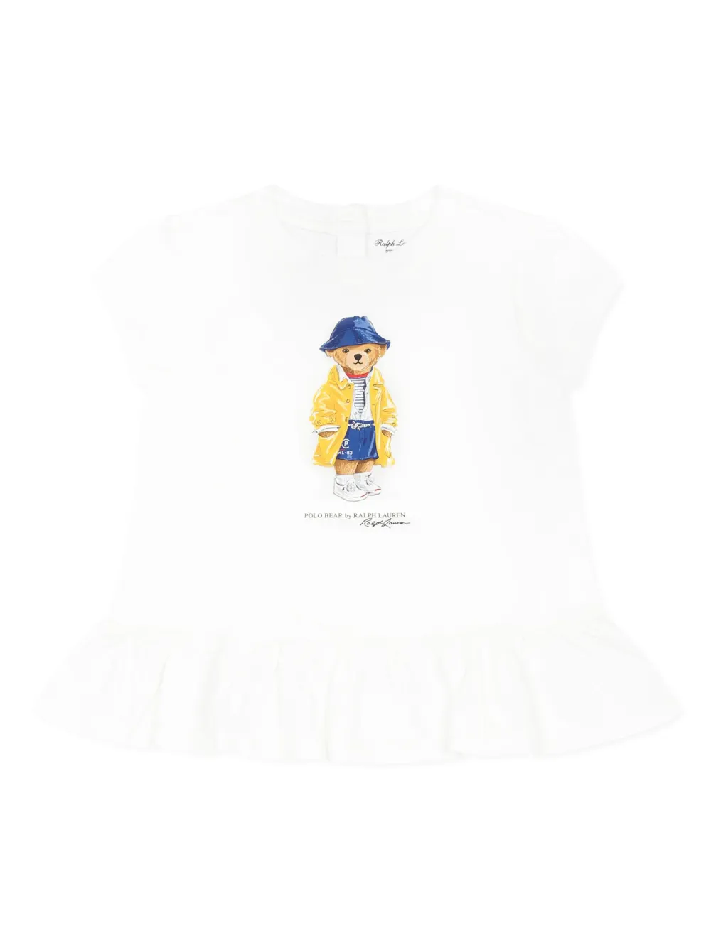 POLO RALPH LAUREN KIDS T-shirt met print Wit