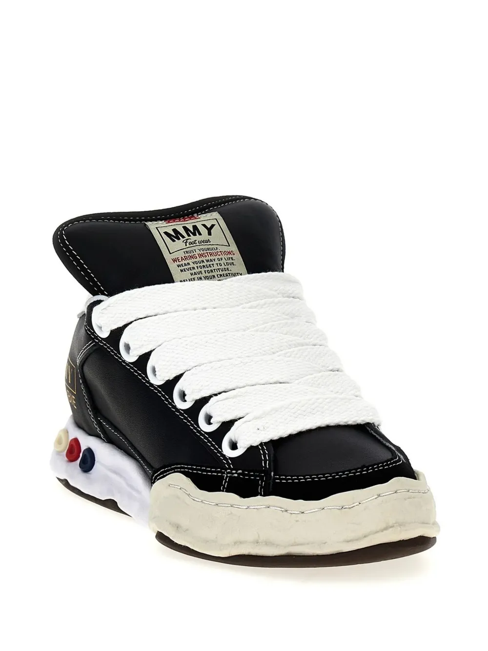 Maison MIHARA YASUHIRO Puffer OG Sole "Black/White" sneakers - Zwart