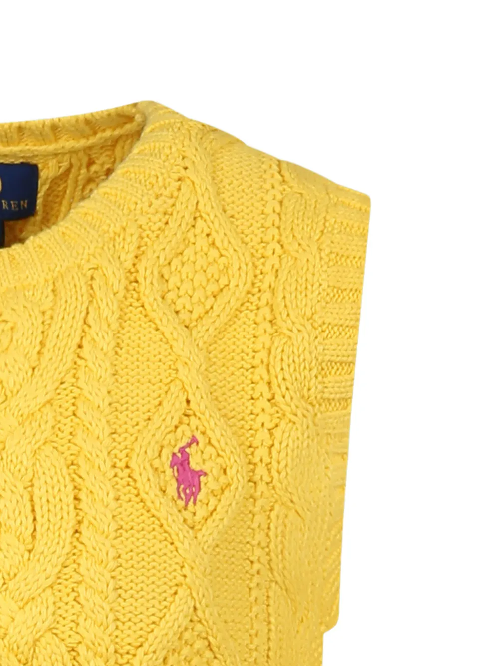 POLO RALPH LAUREN KIDS Polo Pony top met patroon Geel