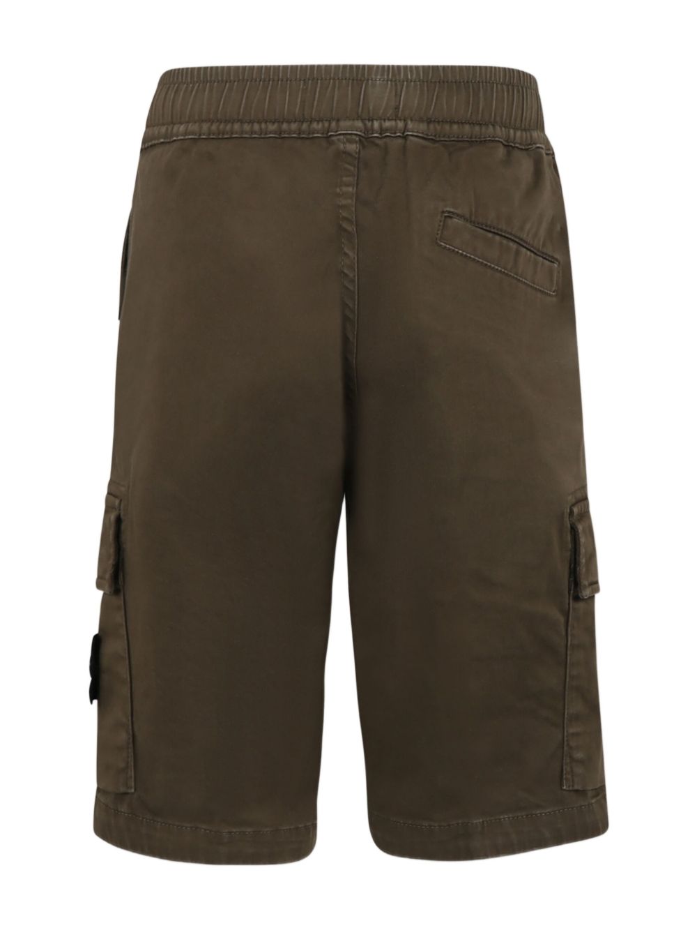 Stone Island Junior Shorts van biologisch katoen - Groen